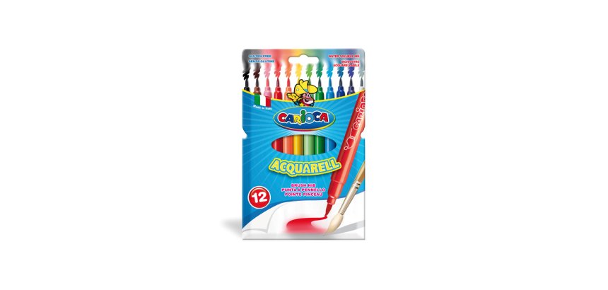 Carioca Acquarell marcatore Fine Multicolore 12 pz
