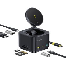 Baseus MagPro Series II USB Tipo C 10000 Mbit/s Negro