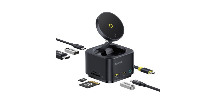 Baseus MagPro Series II USB Tipo C 10000 Mbit/s Negro