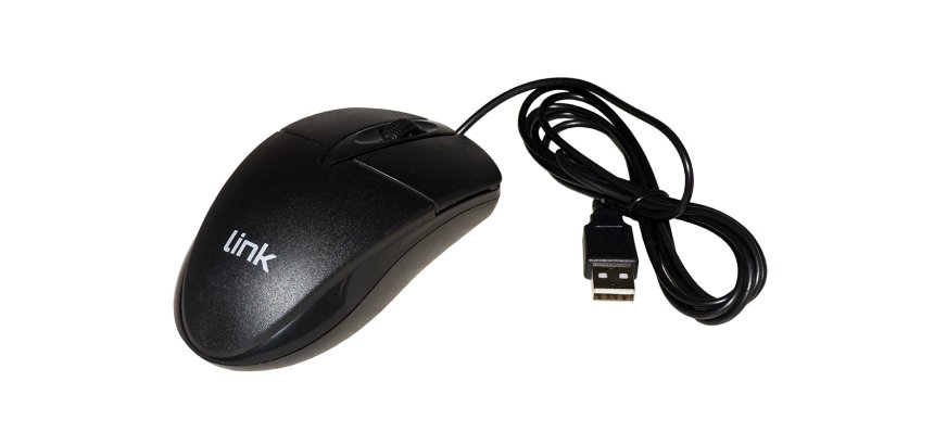 LINK Mouse Ottico Usb 3 Tasti Nero