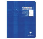 Cahier piqué 17x22 cm 32 pages double ligne 2 mm + interligne verticale + marge - Assortis