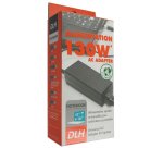 DLH DY-AI1591N adaptateur de puissance & onduleur Intérieure 130 W Noir