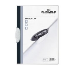 Durable Swingclip report cover Polypropylene (PP) White