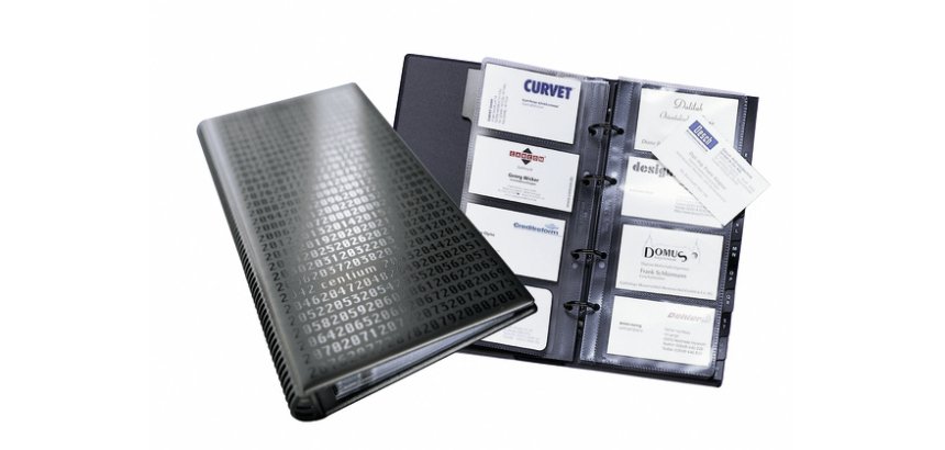 Classeur à anneaux pour cartes de visite VISIFIX