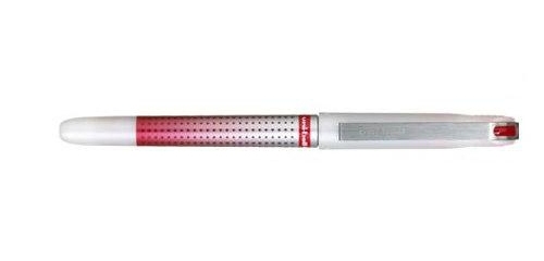 Roller uniball eye needle pointe indéformable 0.7mm encre liquide super ink permanent système exclusif uni-flow rouge