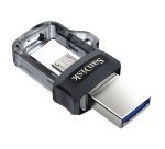 SanDisk 173384 lecteur USB flash 32 Go USB Type-A / Micro-USB Noir, Transparent