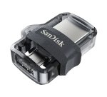 SanDisk 173384 lecteur USB flash 32 Go USB Type-A / Micro-USB Noir, Transparent