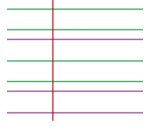 PAPIER AFFICHE REGLURE, Paquet de 25 feuilles DL 3mm 90g/m2 au format 60x80cm