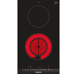 SIEMENS Domino vitroceramique ET375FFP1E, IQ300, 2 foyers, Profil inox
