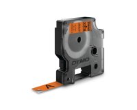 DYMO D1 - Durable Etichette - nero su arancio - 12mm x 3m