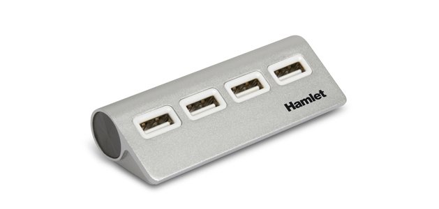 Hamlet 4 port Hub usb 2.0 a 4 porte 480 Mbps