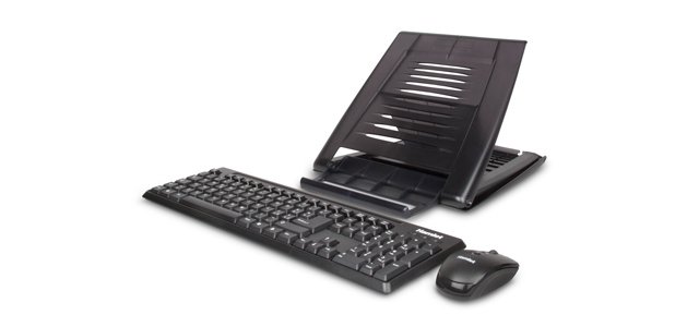 Hamlet Tiramisù Notebook Stand. Supporto universale per Notebook con Tastiera e Mouse Senza Fili