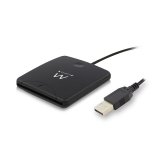 Ewent EW1052 smart card reader USB USB 2.0 Zwart