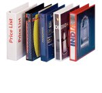 Classeur 4 anneaux cartonné Esselte personnalisable A4 - Dos 4,5 cm - Blanc