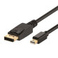 Uniformatic 12642 câble DisplayPort 2 m Mini DisplayPort Noir