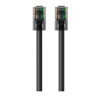 Belkin RJ45-RJ45, Cat6, 1m cable de red Negro