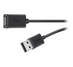 Belkin USB 2.0 A M/F 3m câble USB USB A Noir