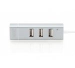 Digitus Concentrador USB 2.0 de 3 puertos y adaptador LAN Fast Ethernet con conexión Type-C™