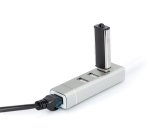 Digitus Concentrador USB 2.0 de 3 puertos y adaptador LAN Fast Ethernet con conexión Type-C™