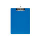 Porte-bloc en PP flexible. Résiste à l'eau, -10°C à +60°C. Coloris Bleu. Dim L31,5 x H1,2 x P22,5 cm