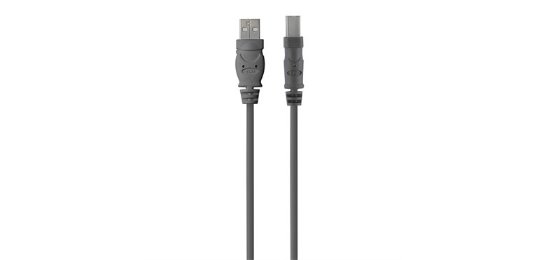 Belkin USB 2.0 A - USB 2.0 B, 3m cable USB USB A USB B Gris