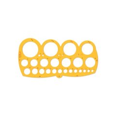 Maschera cerchi 7126 -  1/55mm - con smusso - Arda