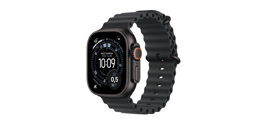 Apple Watch Ultra 3 OLED 49 mm Numérique 422 x 514 pixels Écran tactile 5G Noir Wifi GPS (satellite)