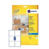 Boîte de 150 étiquettes adresses Jet d'encre 99,1x93,1mm Blanches J8166-25