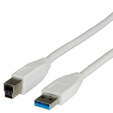ITB ROS3001 USB cable USB 3.2 Gen 1 (3.1 Gen 1) 0.8 m USB A USB B Beige