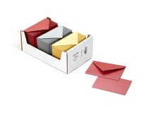 Favini A57X211 busta Oro, Rosso, Argento 150 pz