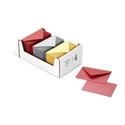 Favini A57X211 busta Oro, Rosso, Argento 150 pz