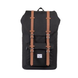 Sac à dos Little America 23,5 litres. Poche pour ordinateur 15 pouces. Coloris Noir.