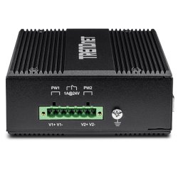 Trendnet TI-UPG62 commutateur réseau Non-géré L2 Gigabit Ethernet (10/100/1000) Connexion Ethernet, supportant l'alimentation via ce port (PoE) Noir