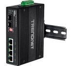 Trendnet TI-UPG62 commutateur réseau Non-géré L2 Gigabit Ethernet (10/100/1000) Connexion Ethernet, supportant l'alimentation via ce port (PoE) Noir