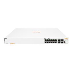 HPE Aruba Instant On 1960 8p 1G Class 4 4p SR1G/2.5G Class 6 PoE 2p 10GBASE-T 2p SFP+ 480W Gestionado Gigabit Ethernet (10/100/1000) Energía sobre Ethernet (PoE) 1U