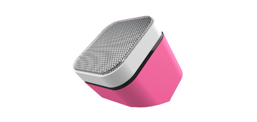 Pantone PT-BS003R altoparlante portatile e per feste Rosa 3 W