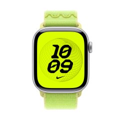 Apple Nike Sport Loop Band Light Green Nylon, Recycled Polyester, Spandex