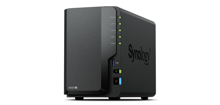 Synology DiskStation DS225+ 2 Bay NAS Desktop Intel® Celeron® J4125 2 GB DDR4 Synology DSM Nero