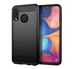 DLH Coque silicone noire pour Samsung Galaxy A20e (SM-A202)