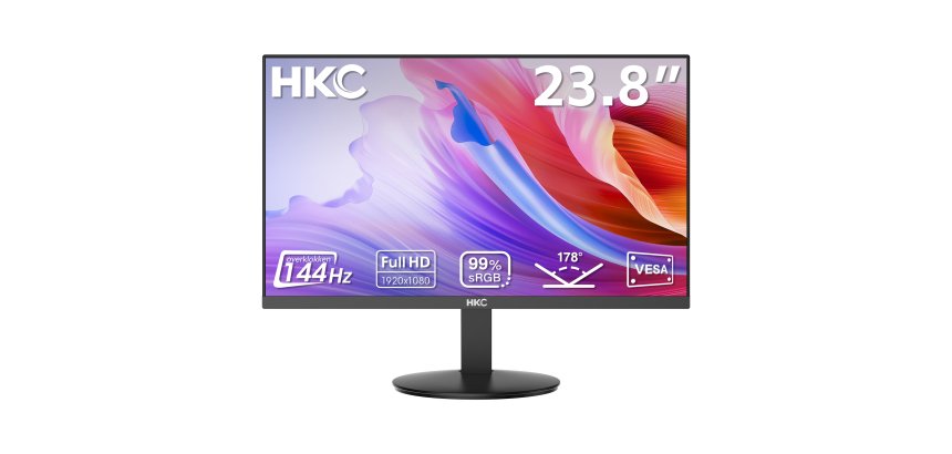 MCL Moniteur 23.8" IPS Full HD, HDMI 1.4 + VGA + A/O