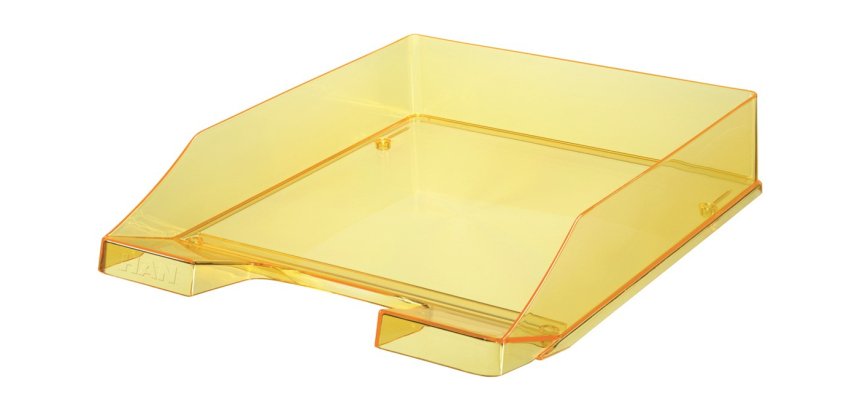 HAN 1026-X-25 vassoio da scrivania Polistirolo Giallo