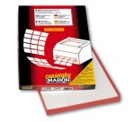Markin C565 etichetta autoadesiva Rettangolo Permanente Bianco 2000 pz