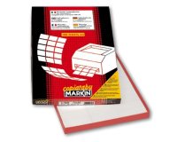 Markin C565 etichetta autoadesiva Rettangolo Permanente Bianco 2000 pz