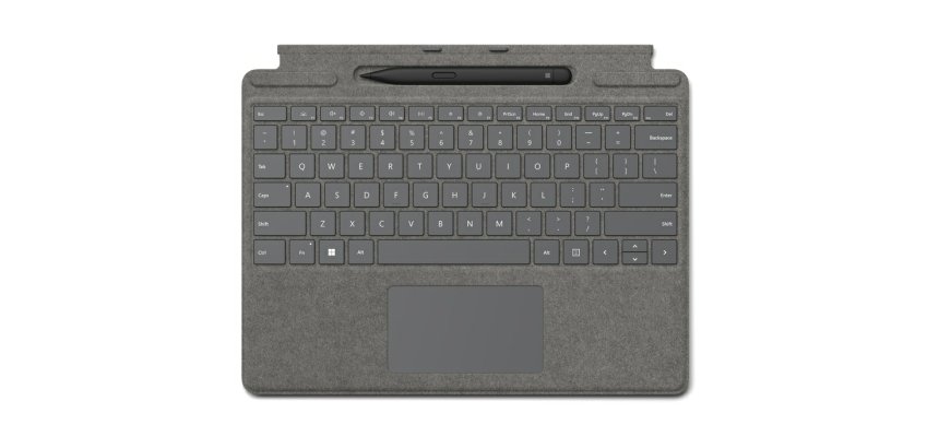 Microsoft Surface Pro Signature Keyboard w/ Slim Pen 2 Microsoft Cover port Platino