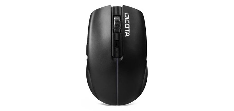 DICOTA D32044B souris Maison Ambidextre RF Wireless + Bluetooth + USB Type-A Optique 1600 DPI