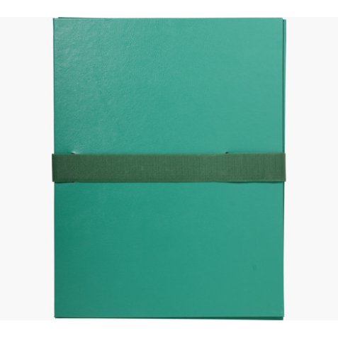 Chemise extensible en balacron. Rabat en pied, fermeture par sangle scratch. Coloris Vert clair