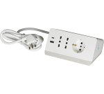 bticino S3711DBU prolunghe e multiple 2 m 3 presa(e) AC Interno Bianco