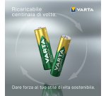 Varta Recharge Accu Phone AAA 800 mAh Blister da 2 (Batteria NiMH Accu, Micro, ricaricabile)