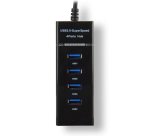 MCL USB3C-H114 hub & concentrateur USB 3.2 Gen 1 (3.1 Gen 1) Type-C 5000 Mbit/s Noir