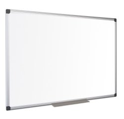 Bi-Office Maya Enamel Whiteboard Aluminium Framed